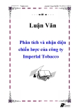 Luận văn : Phân tích và nhận diện chiến lược của công ty Imperial Tobacco