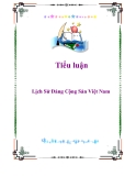 Tiểu luận: Lịch sử Đảng Cộng Sản Việt Nam