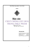 Báo cáo đề tài: Chất chống Oxy hóa trong thực phẩm