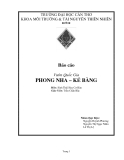 Báo cáo: Vườn Quốc Gia Phong Nha - Kẻ Bàng