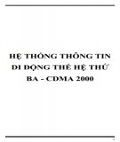 Hệ thống thông tin di động thế hệ thứ ba - CDMA 2000