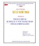 Đồ án Xử lý nước thải dệt nhuộm