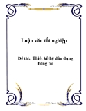Tài liệu đồ án chi tiết máy
