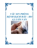 VĂC XIN PHÒNG BỆNH BẠCH HẦU - HO GÀ UỐN VÁN