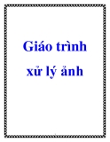 Giáo trình về  xử lý ảnh