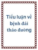 Tiểu luận:  Sơ bộ tìm hiểu thị trường và định hướng kế hoạch nghiên cứu phát triển một sản phẩm chức năng từ cây cỏ dùng phòng ngừa và hỗ trợ điều trị bệnh đái tháo đường