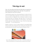 Nhà đẹp từ mái 