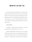 Bệnh hở van tim 3 lá   