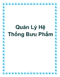 Quản Lý Hệ Thống Bưu Phẩm