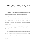 Những bí quyết hấp dẫn bạn trai  