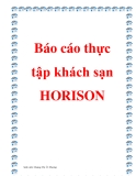 Báo cáo thực tập khách sạn HORISON