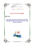 Báo cáo tốt nghiệp: Huy động vốn thông qua phát hành trái phiếu Chính Phủ tại kho bạc nhà nước Hà Nội  - Thực trạng và giải pháp