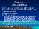 Bài giảng Chương V - Thời đại đá cũ