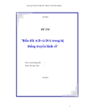 Đề tài ’Biến đổi A/D và D/A trong hệ thống truyền hình số’