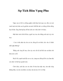 Sự Tích Hòn Vọng Phu   