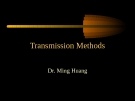 Transmission methods