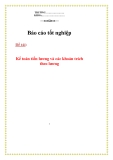 Báo cáo: Kế toán tiền lương và các khoảng trích theo lương