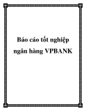 Báo cáo tốt nghiệp: Hoạt động cho vay tiêu dùng tại ngân hàng VPBANK PGD quận 10