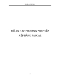 ĐỒ ÁN CÁC PHƯƠNG PHÁP SẮP XẾP BẰNG PASCAL