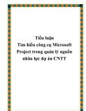 Các phương pháp tiên tiến quản trị dự án công nghệ thông tin