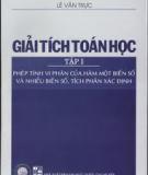 Giải tích toán học - Tập 1 - Lê Văn Trực