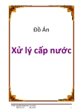 Đồ án: Xử lý cấp nước