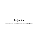 Luận văn: Phân tích và đánh giá tình hình dân số thế giới