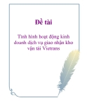 Đồ án:  Tình hình hoạt động kinh doanh dịch vụ giao nhận kho vận tại Vietrans