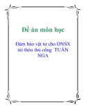 Đề án môn học: Đảm bảo vật tư cho DNSX  túi thêu thủ công  TUẤN NGA