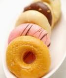 Donut nướng không dầu mỡ