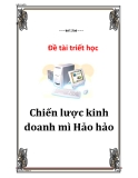 Tiểu luận: Chiến lược kinh doanh mì Hảo hảo