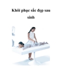 Khôi phục sắc đẹp sau sinh