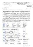 Đáp án và đề thi tốt nghiệp trung học phổ thông năm 2011 môn Tiếng Anh - Hệ 3 năm - Mã đề 746