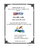 Tiểu luận: Thực trạng xăng dầu tăng giá. Các giải pháp bình ổn thị trường xăng dầu trong nước