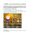 OM MIUI – Sự lựa chọn hoàn hảo cho Android 