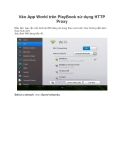 Vào App World trên PlayBook sử dụng HTTP Proxy 