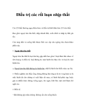 Ðiều trị các rối loạn nhịp thất 
