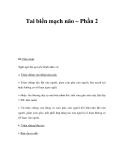 Tai biến mạch não – Phần 2 
