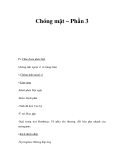 Chóng mặt – Phần 3