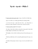 Tự tử - tự sát – Phần 3 