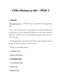 Chấn thương sọ não – Phần 1 