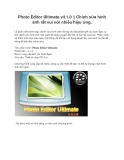Photo Editor Ultimate v4.1.0  Chỉnh sửa hình ảnh rất vui với nhiều hiệu ứng