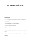 Suy tim xung huyết (CHF) 