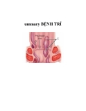 ĐẠI CƯƠNG BỆNH TRĨ 