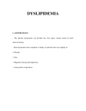 DYSLIPIDEMIAI 