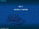 Báo cáo: Quản lý nhóm