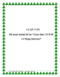 Đề tài: Giao thức TCP/IP và Mạng Internet