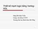 Thiết kế mạch logic bằng Verilog - HDL