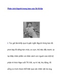 Phân tích Người trong bao của Sê Khốp