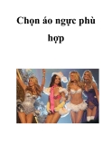 Chọn áo ngực phù hợp